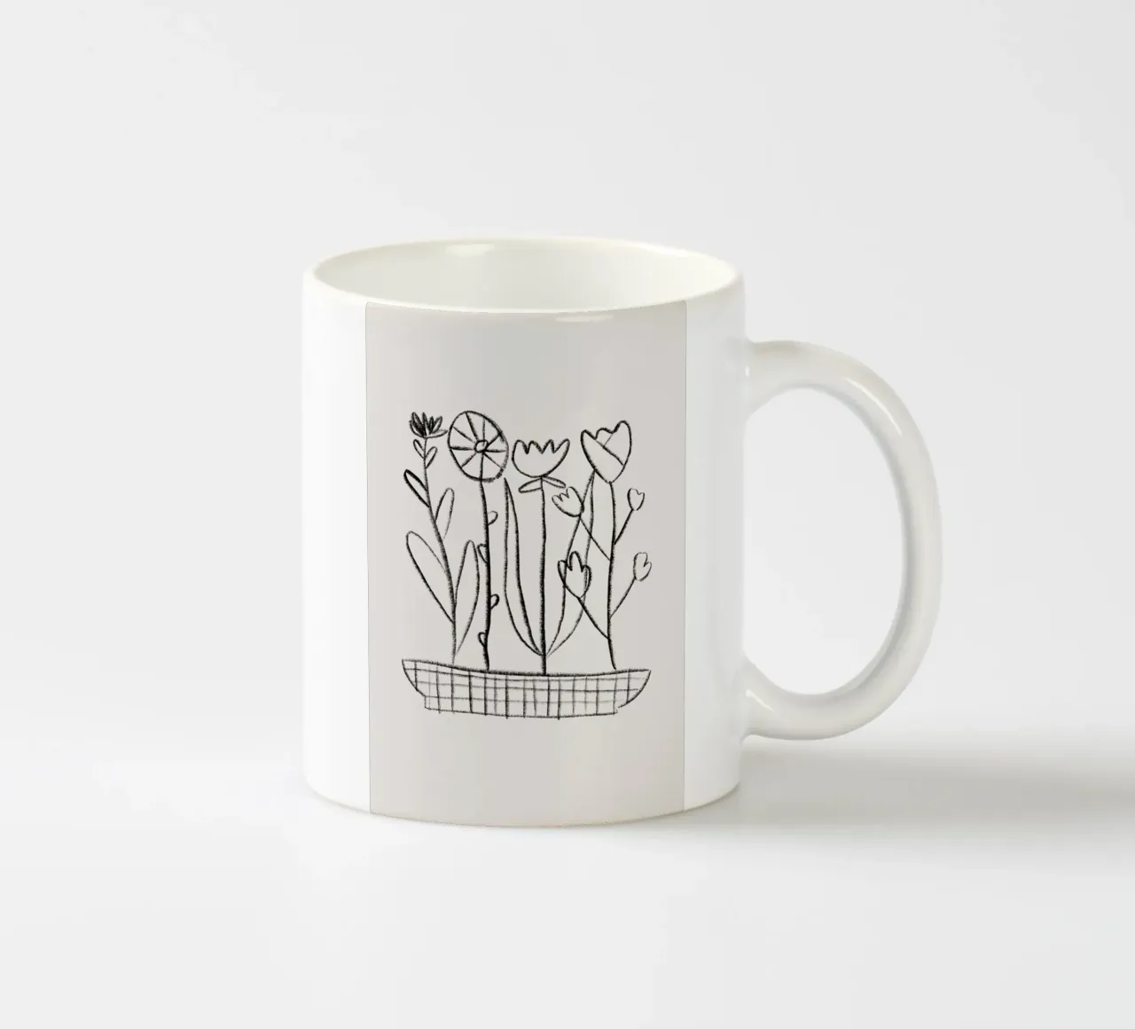 Ikebana tazza in ceramica da Pure