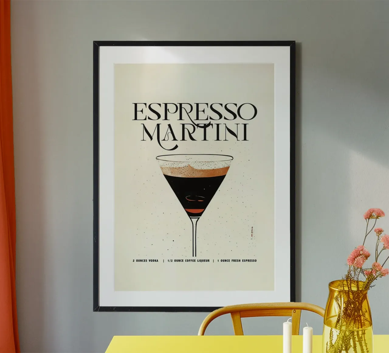 espresso martini cocktail hahnemühle by John C Labut