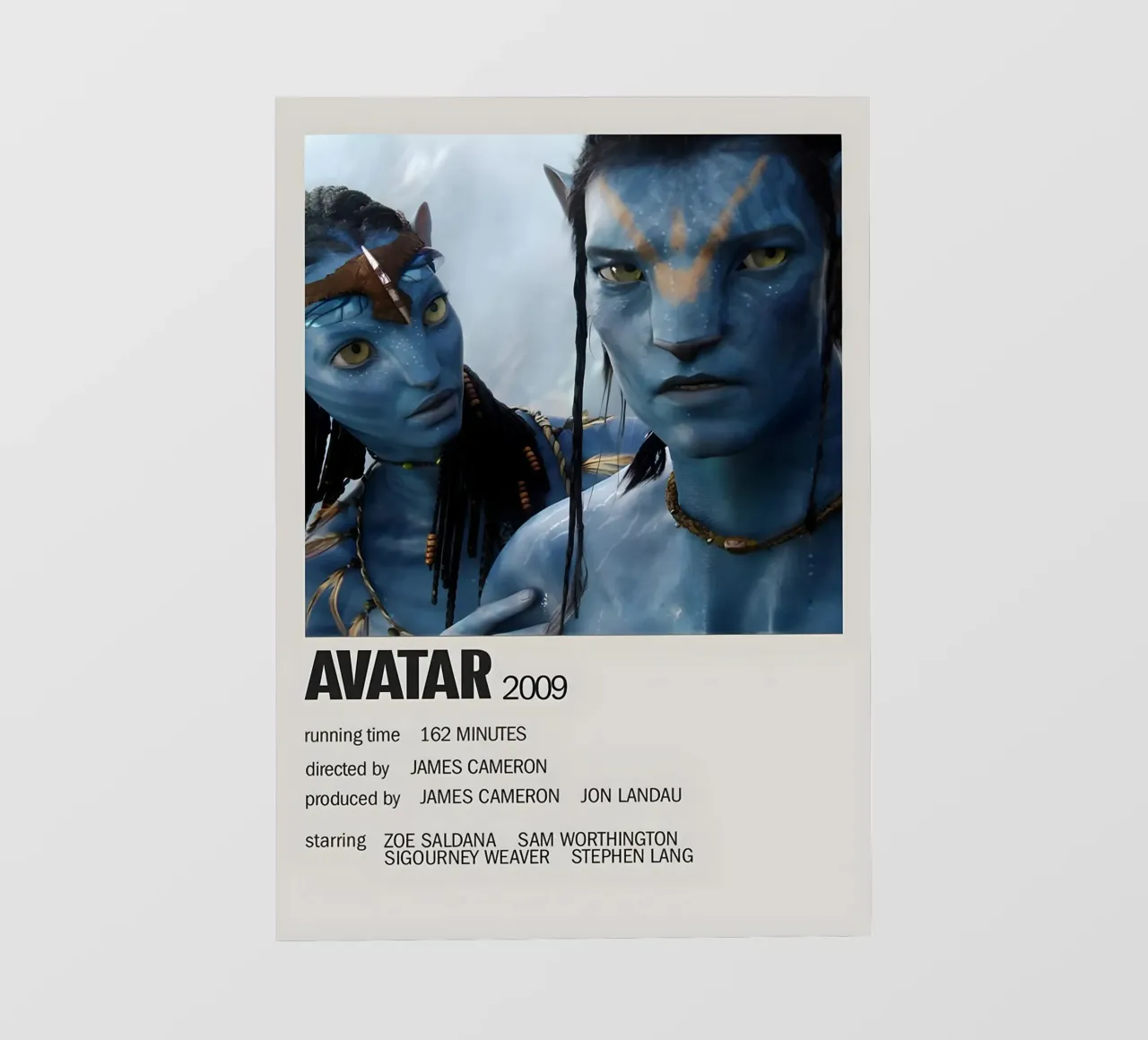AVATAR 2009 pellicola backlit da MVFminimalist