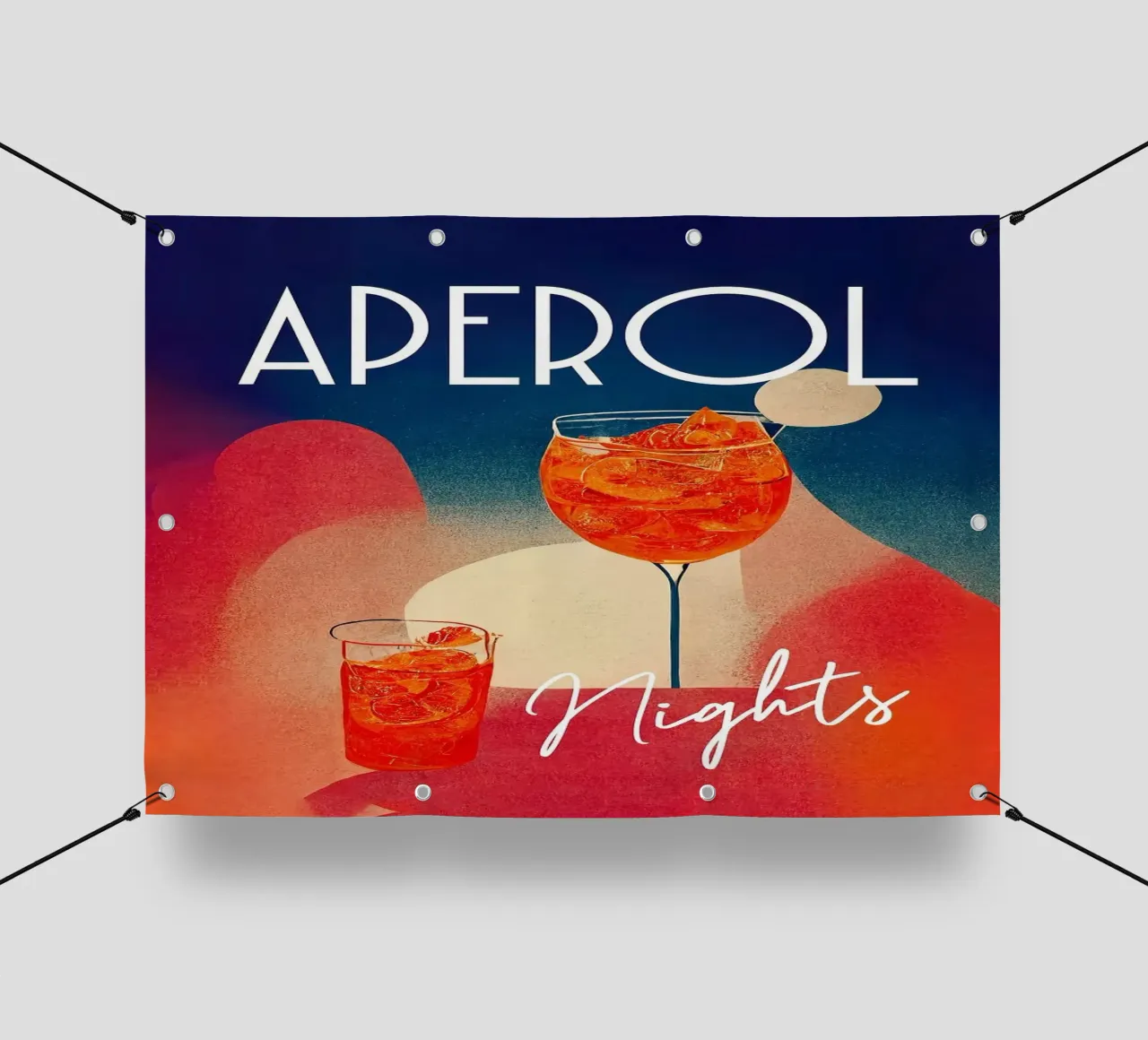 Aperol spritz pvc cover by John C Labut
