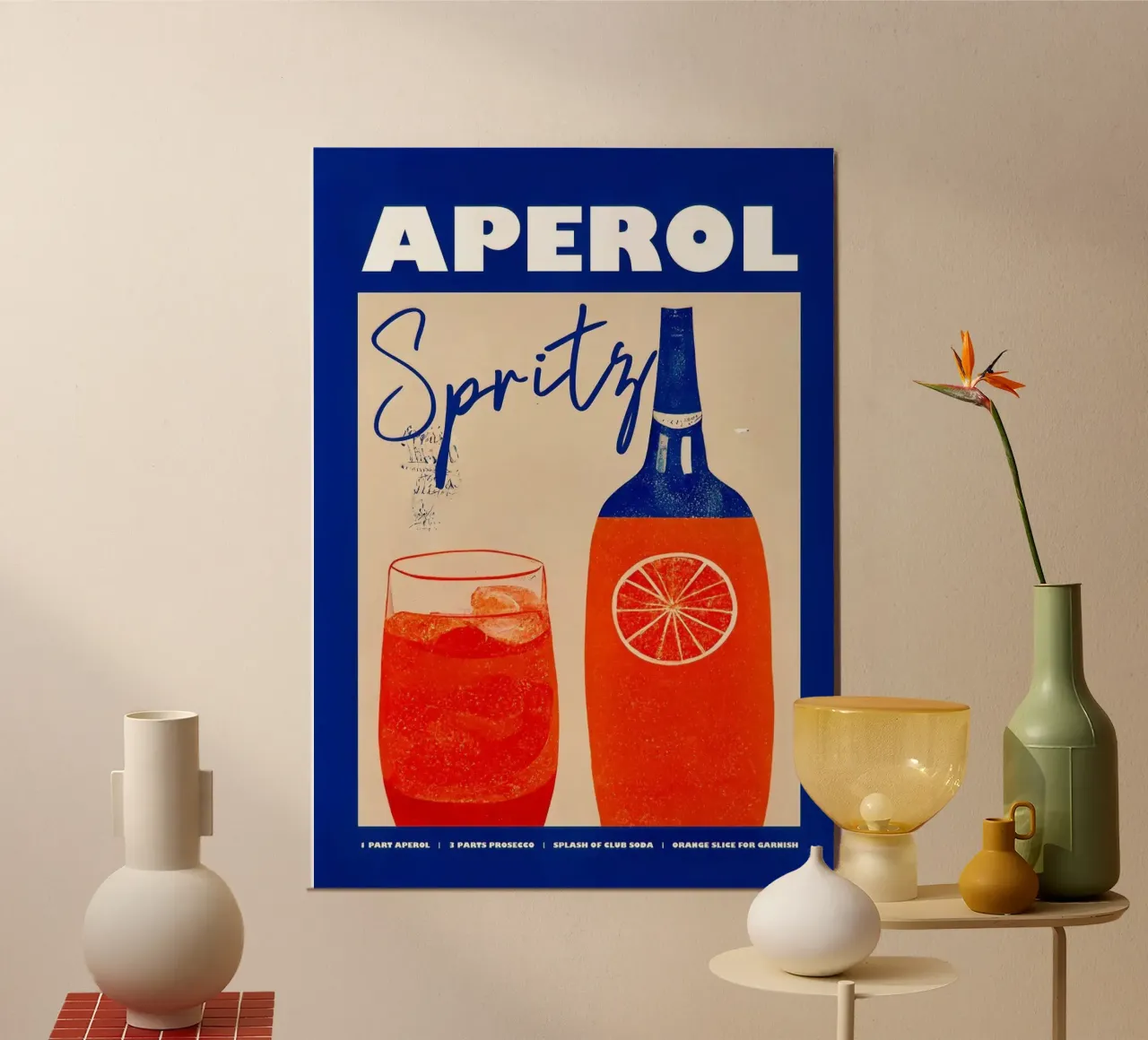 aperitif spritz alu-dibond by John C Labut