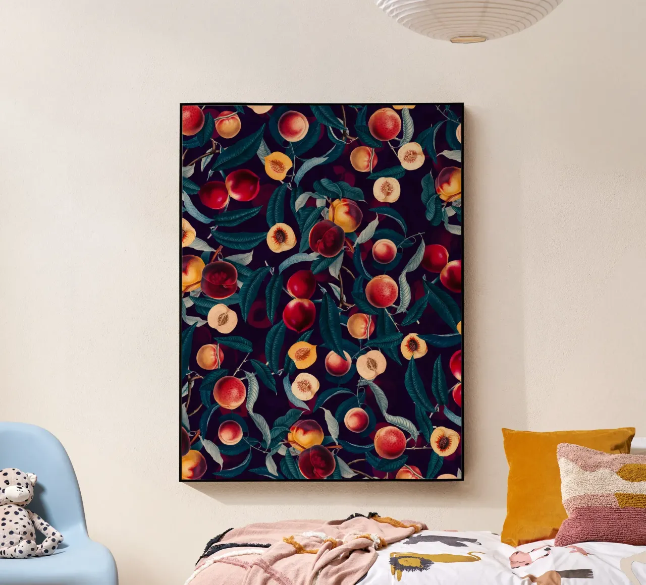 Nectarine and Leaf plexiglass da burcukorkmazyurek