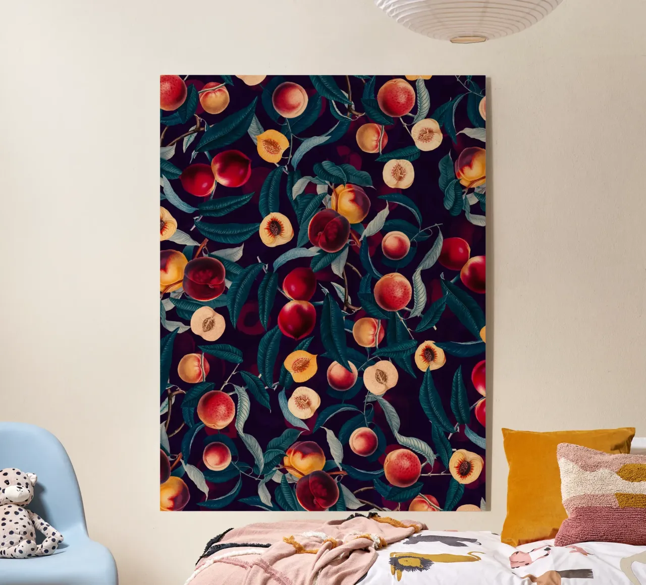 Nectarine and Leaf plexiglass da burcukorkmazyurek