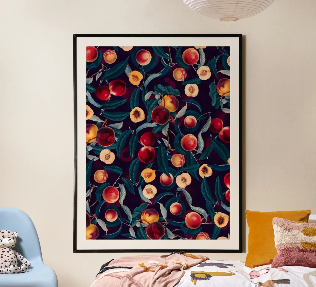 Nectarine and Leaf poster da burcukorkmazyurek