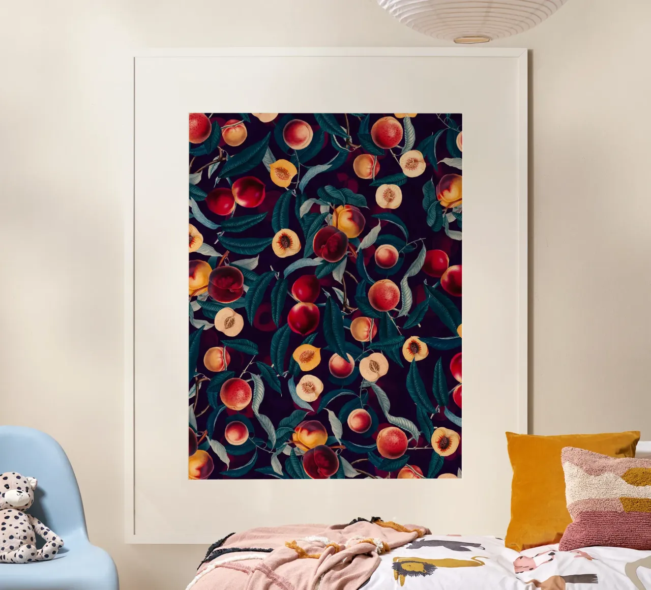 Nectarine and Leaf poster da burcukorkmazyurek