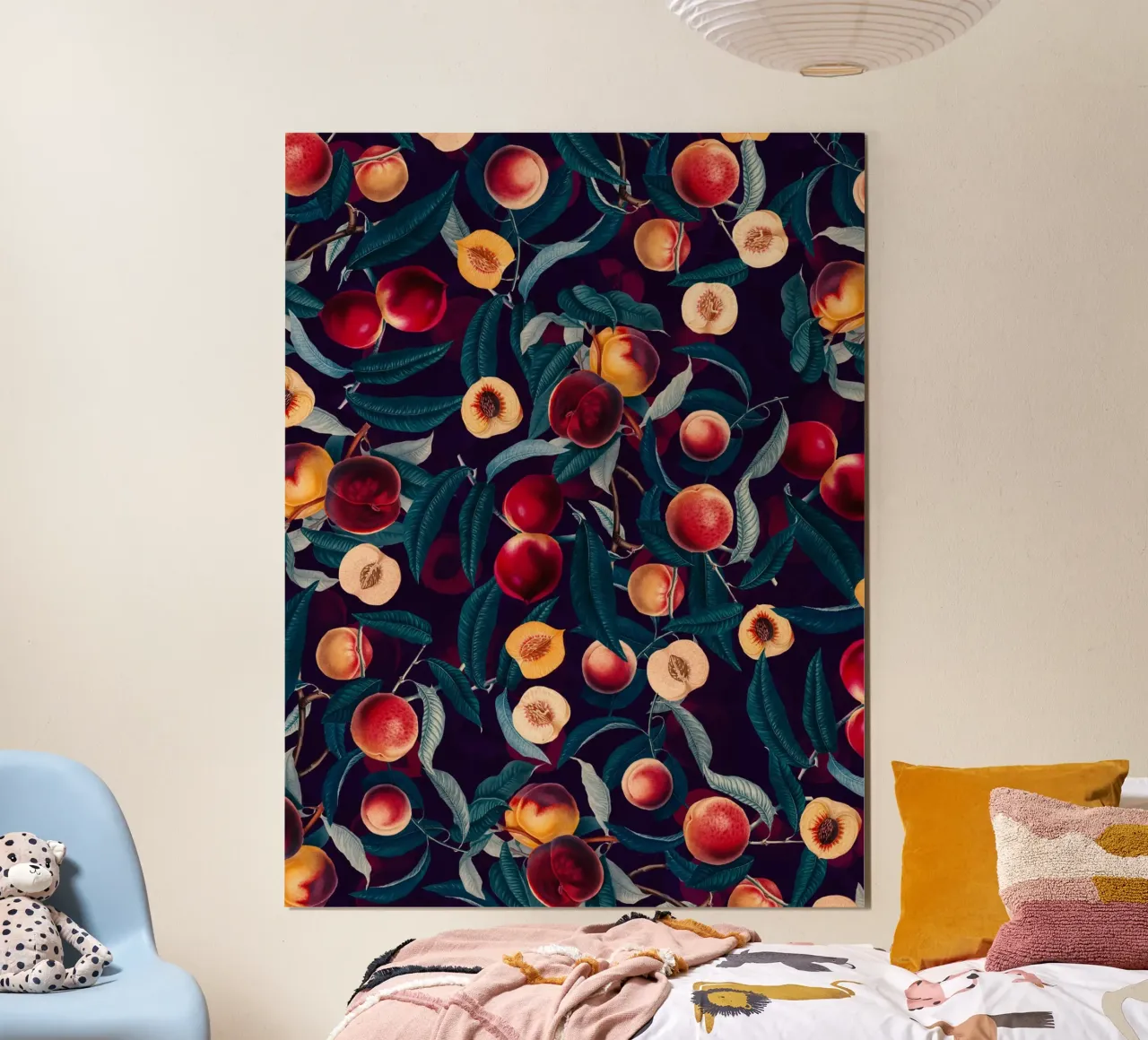 Nectarine and Leaf poster da burcukorkmazyurek