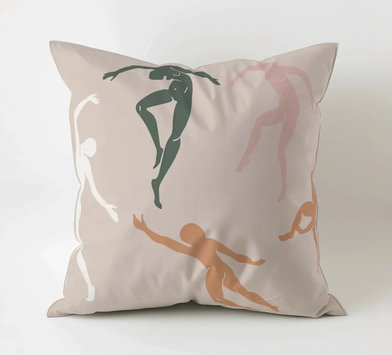 Matisse Abstract Dance Body Figure decorative cushion by Jam Poster