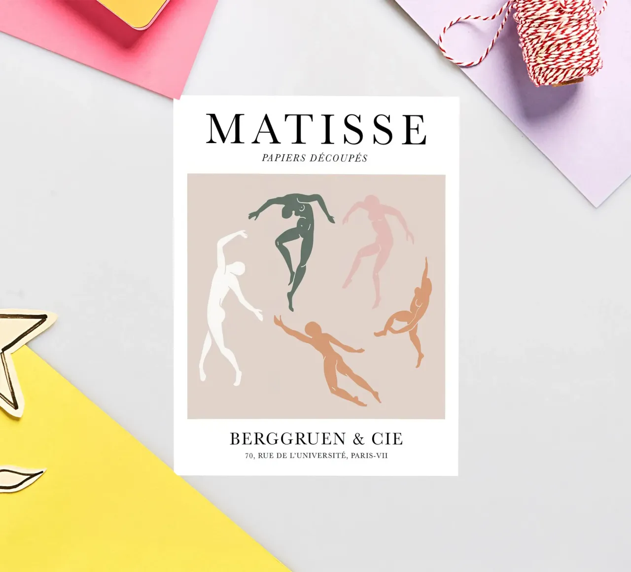 Matisse Abstract Dance Body Figure sticker by Jam Poster
