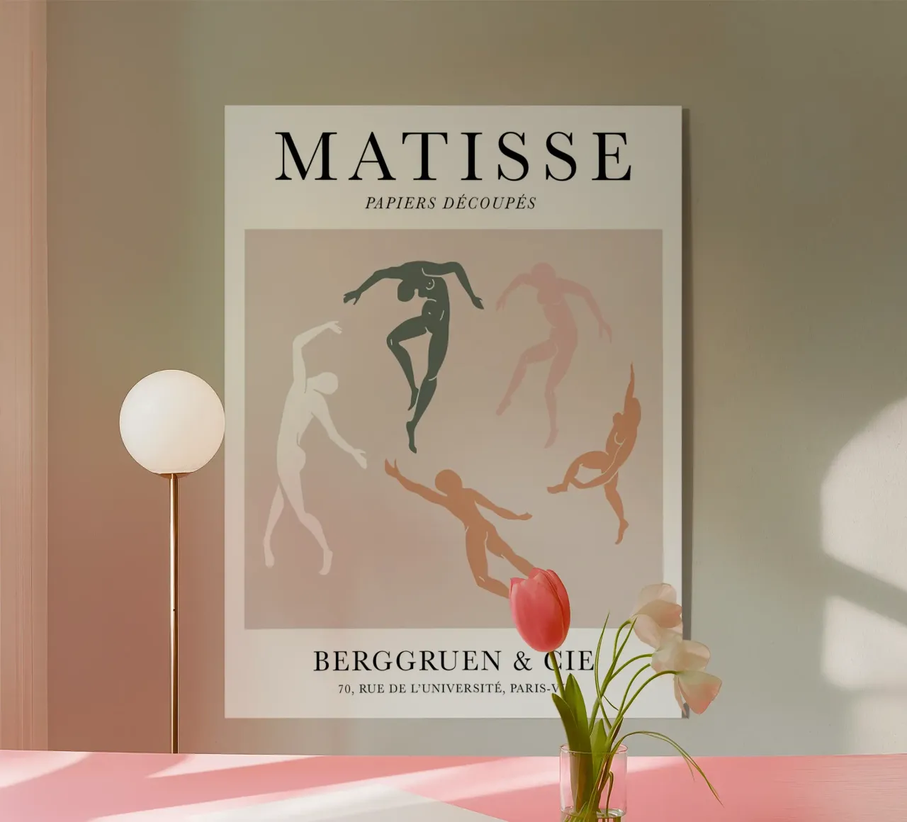 Matisse Abstract Dance Body Figure acrylic glass by Jam Poster