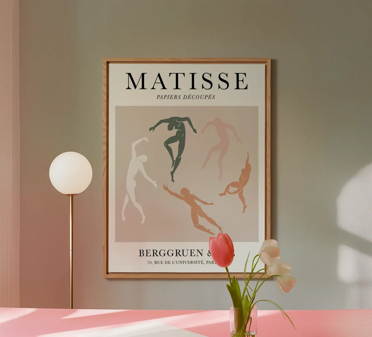 Matisse Abstrakter Tanz Körper Figur Forex-Platte von Jam Poster