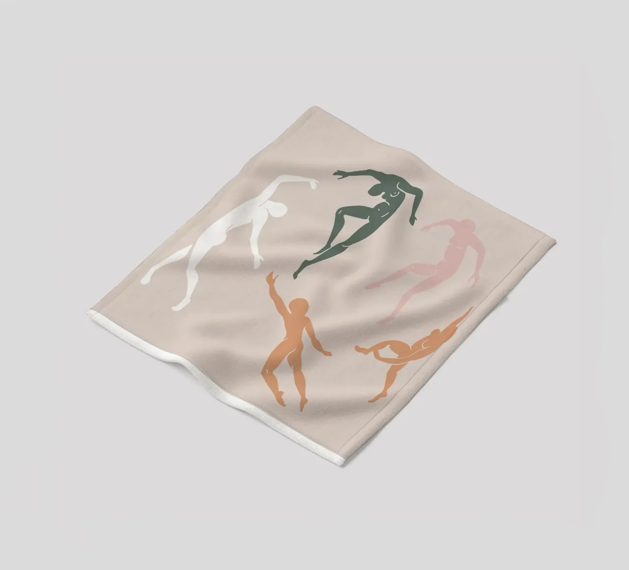 Matisse Abstract Dance Body Figure fleece blanket by Jam Poster