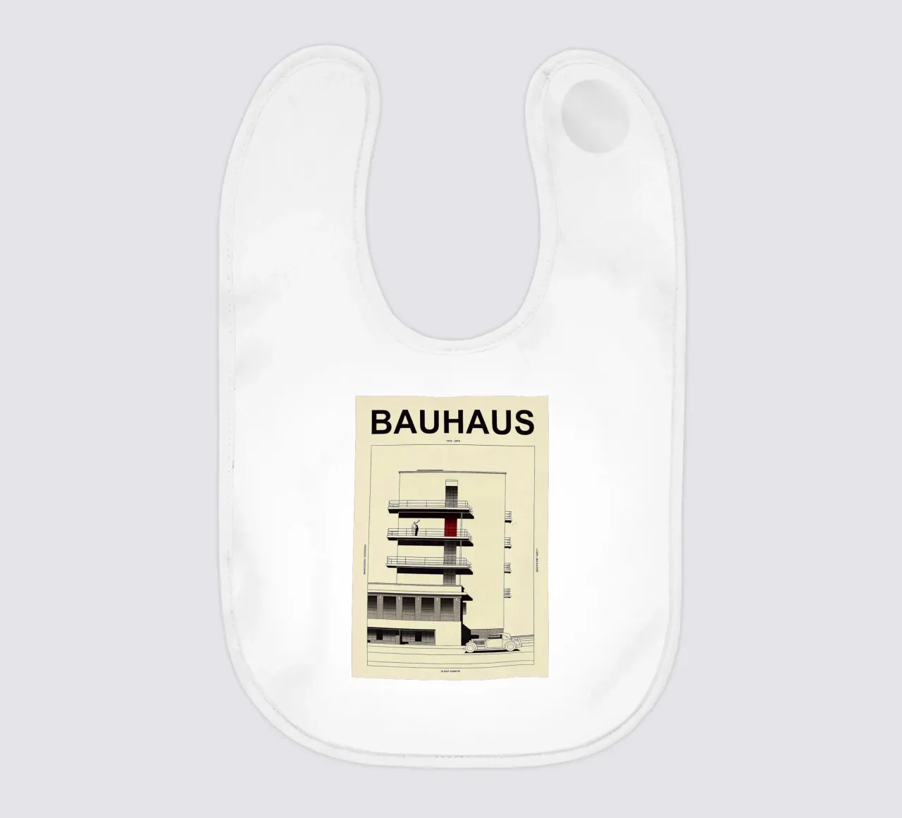 Bauhaus baby bib by Brooke