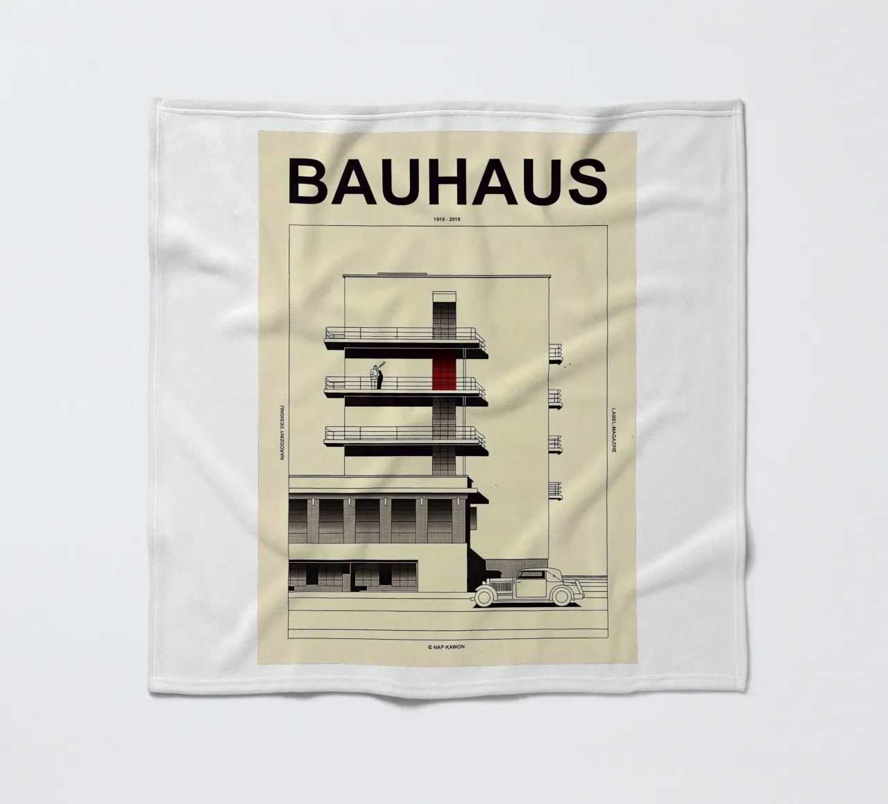 Bauhaus Fleecedecke von Brooke