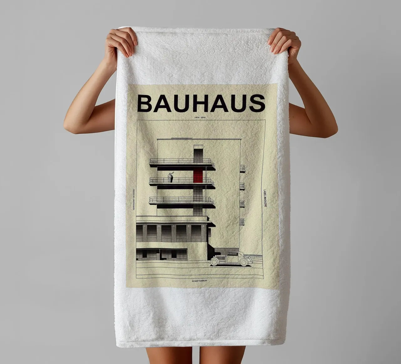 Bauhaus towel by Brooke