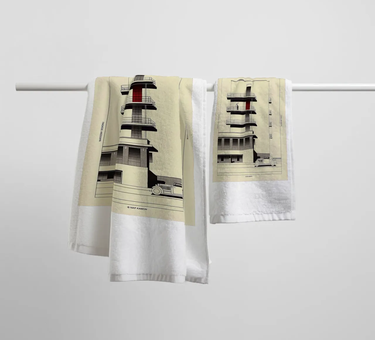 Bauhaus towel by Brooke