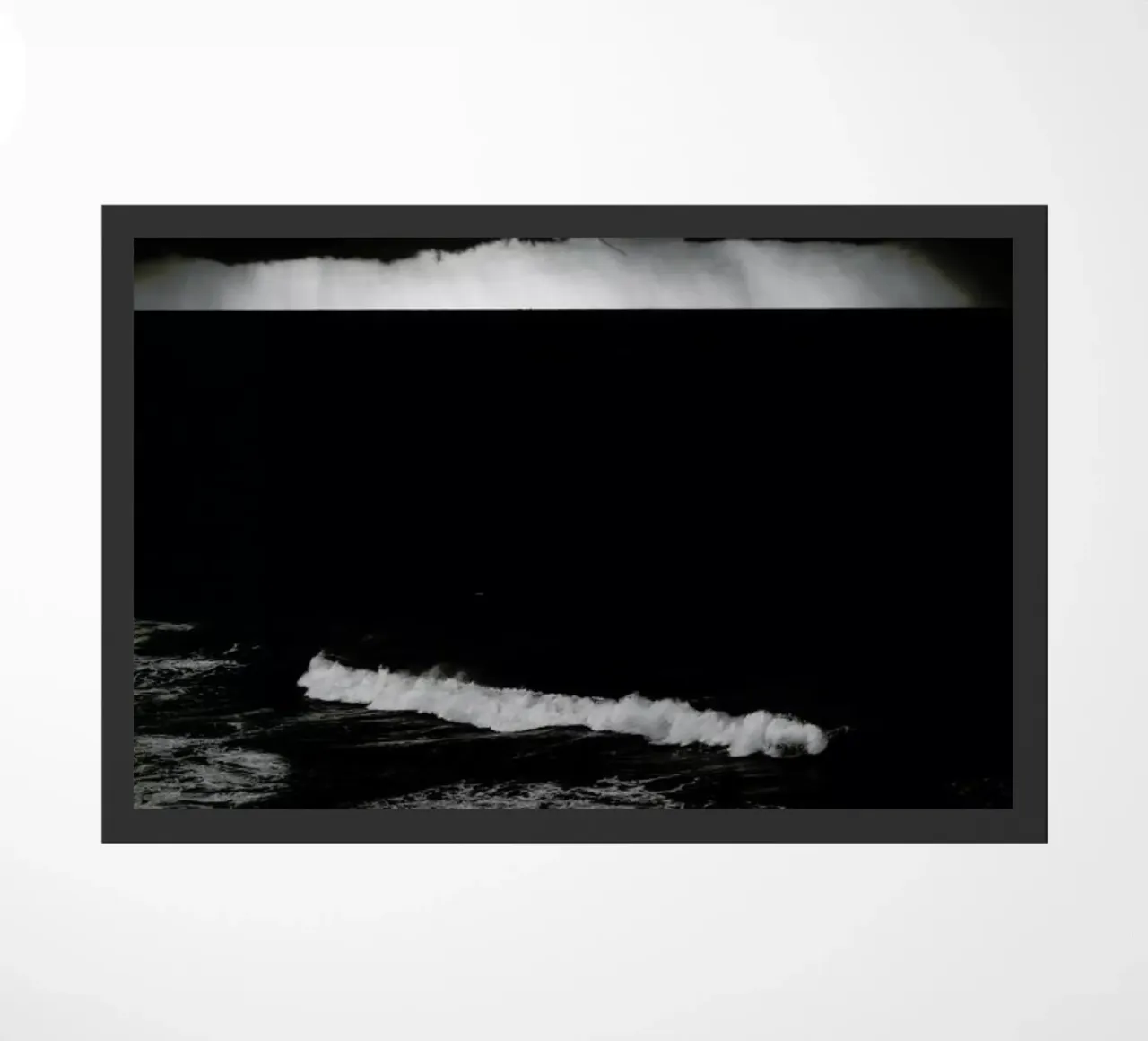 Black Sea I doormat by Tal Paz-Fridman