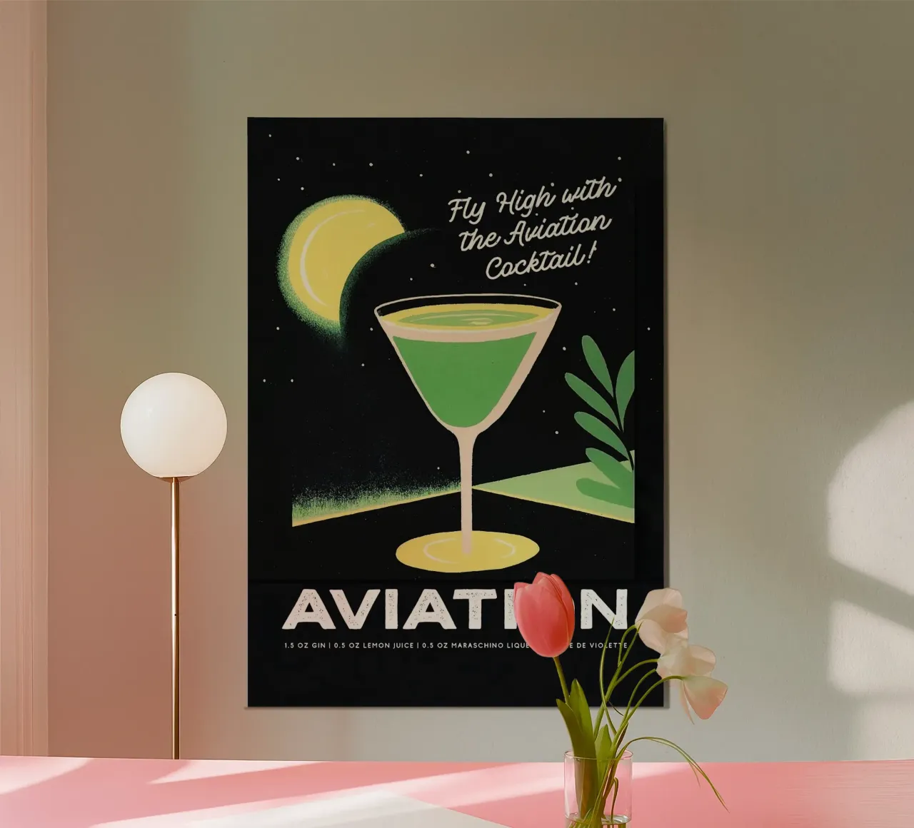 cocktail moon lemon hahnemühle by John C Labut