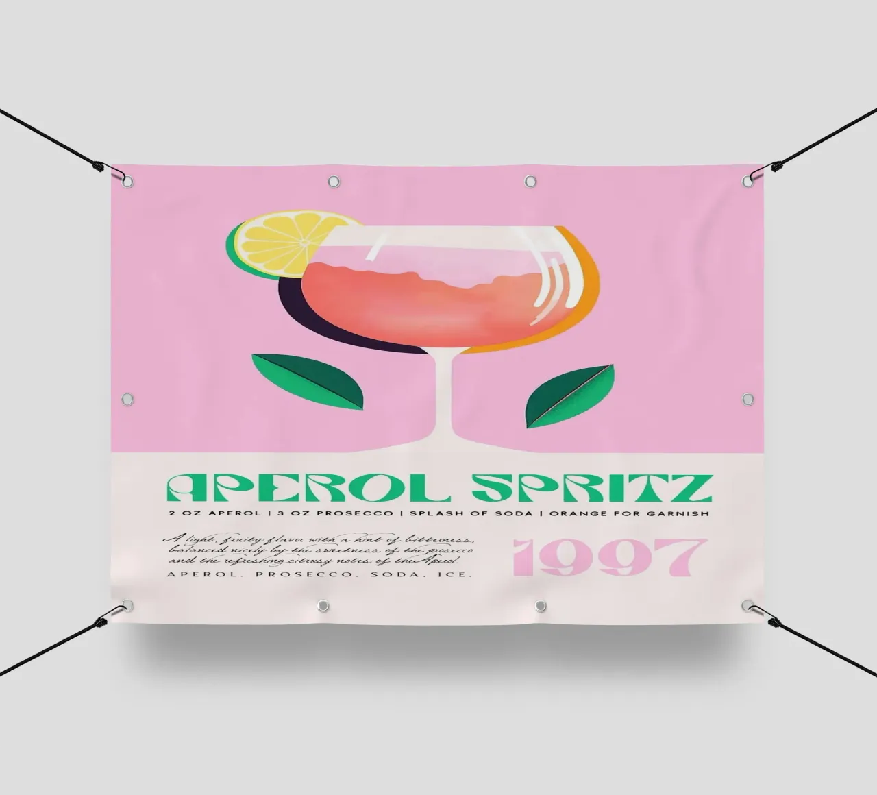 spritz all'aperol telo in pvc da John C Labut