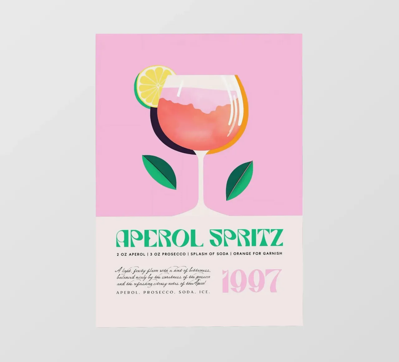 spritz all'aperol telo in pvc da John C Labut