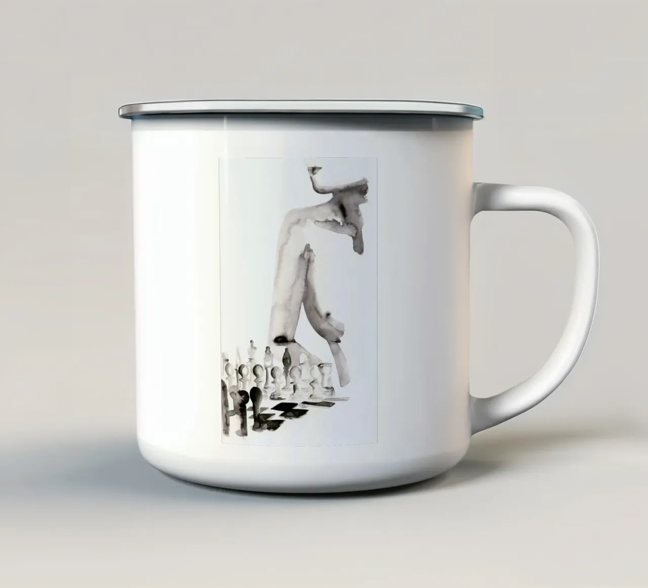 Move Like the Queen tazza in smalto da Victoria Verbaan