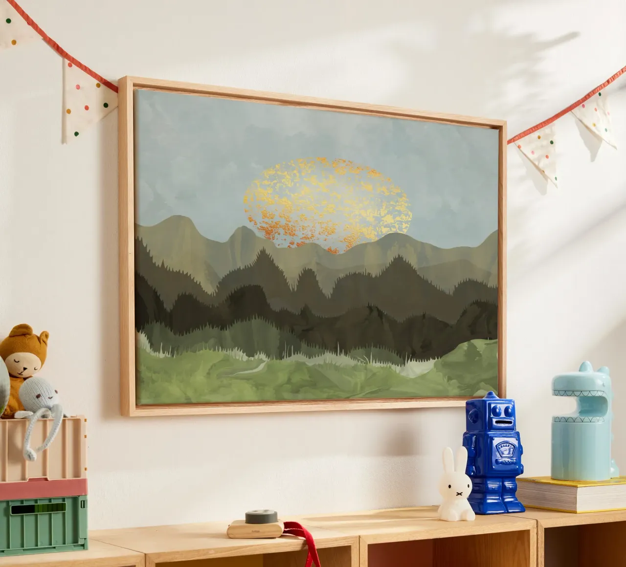 Mountain View canvas by Sannel Larson