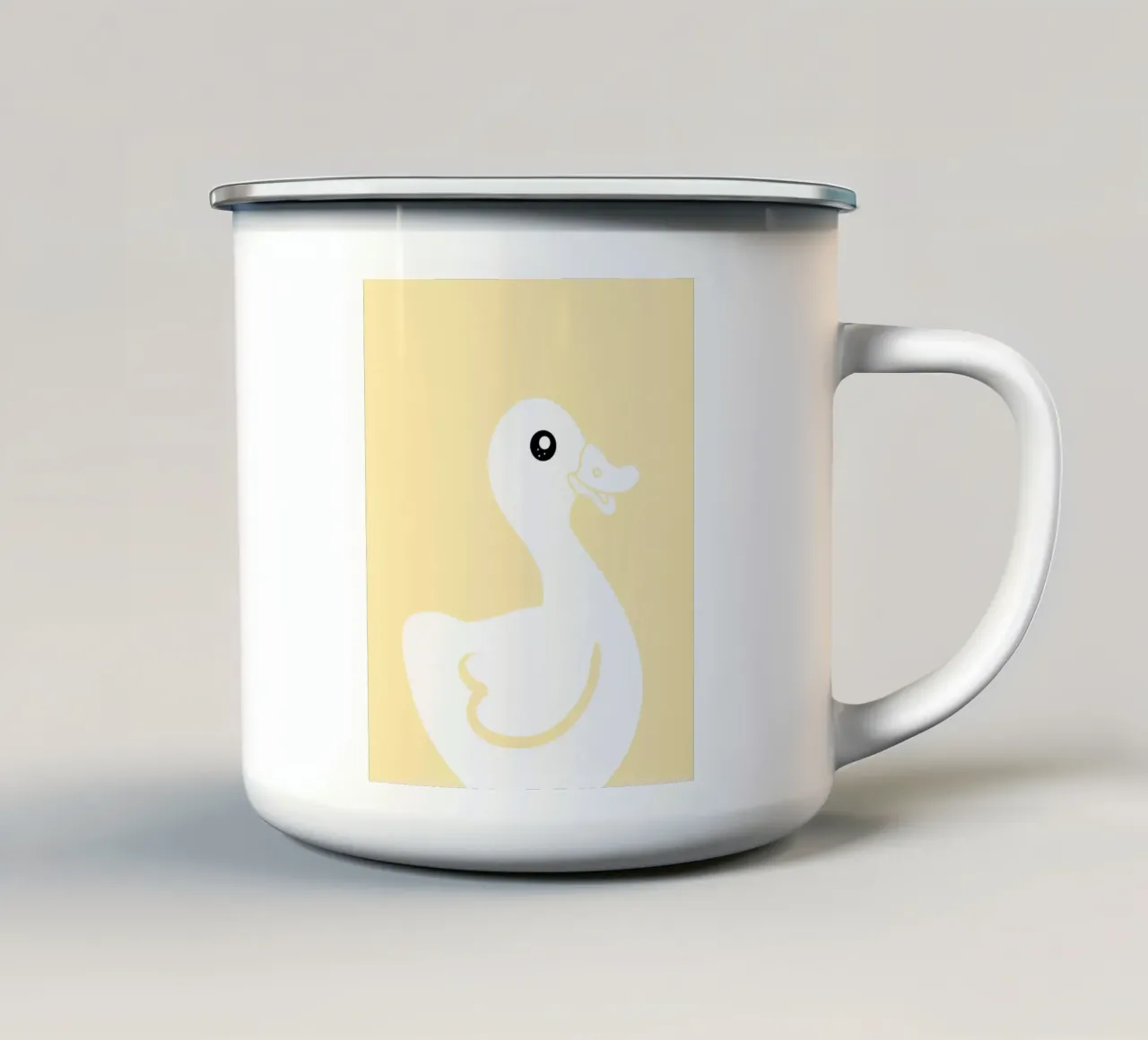 Animale della nursery - anatra tazza in smalto da Little Dean