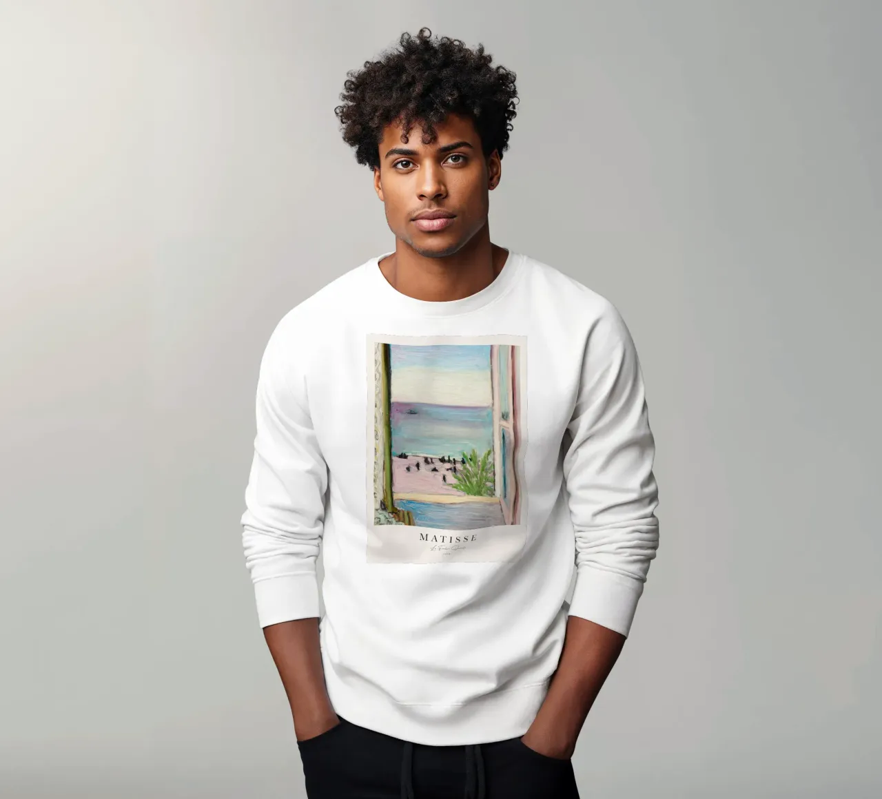 Matisse The Open Window 1918 sweatshirt by Jam Poster