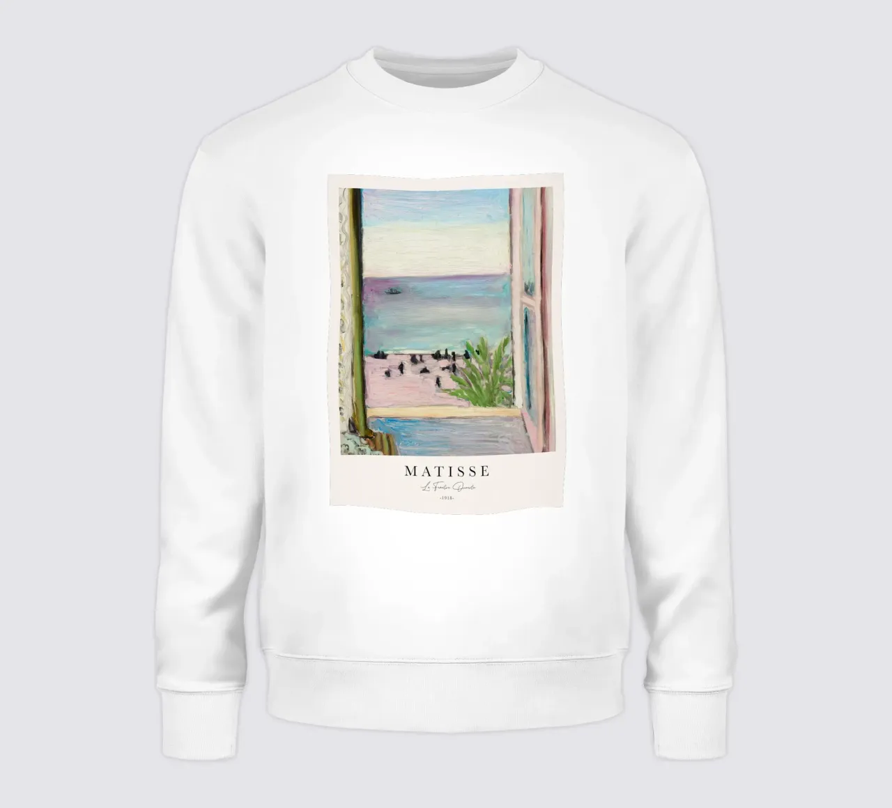 Matisse The Open Window 1918 sweatshirt by Jam Poster