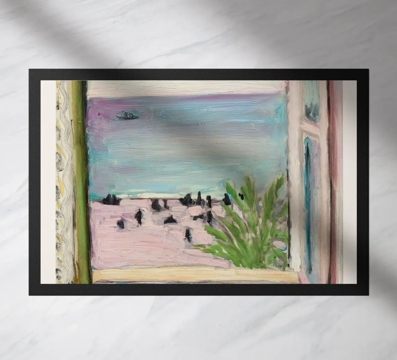 Matisse The Open Window 1918 doormat by Jam Poster