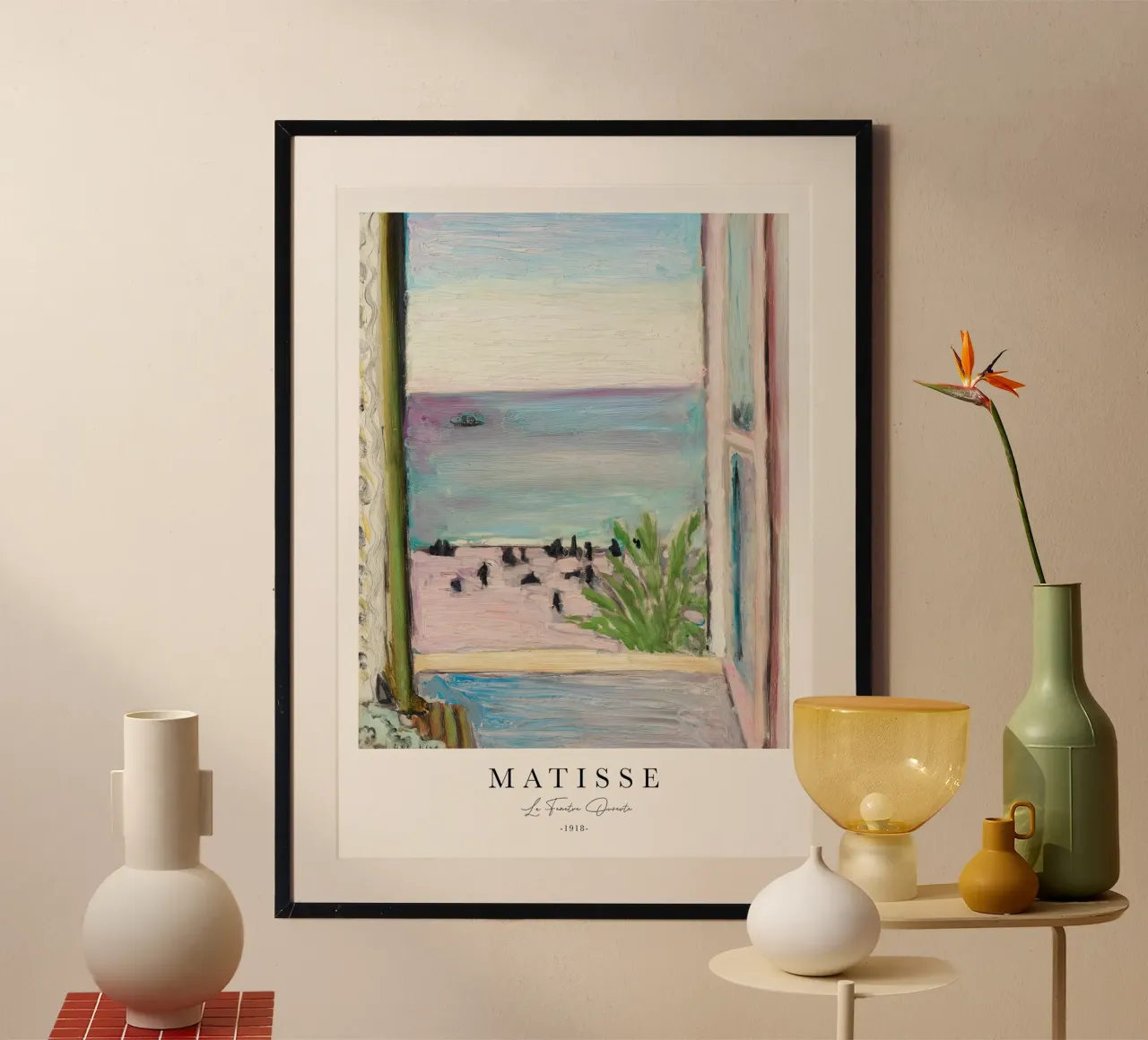 Matisse The Open Window 1918 hahnemühle by Jam Poster