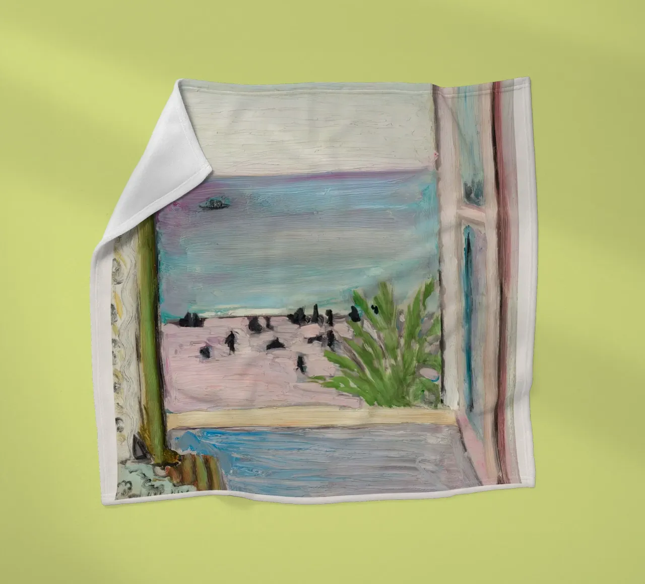 Matisse The Open Window 1918 fleece blanket by Jam Poster