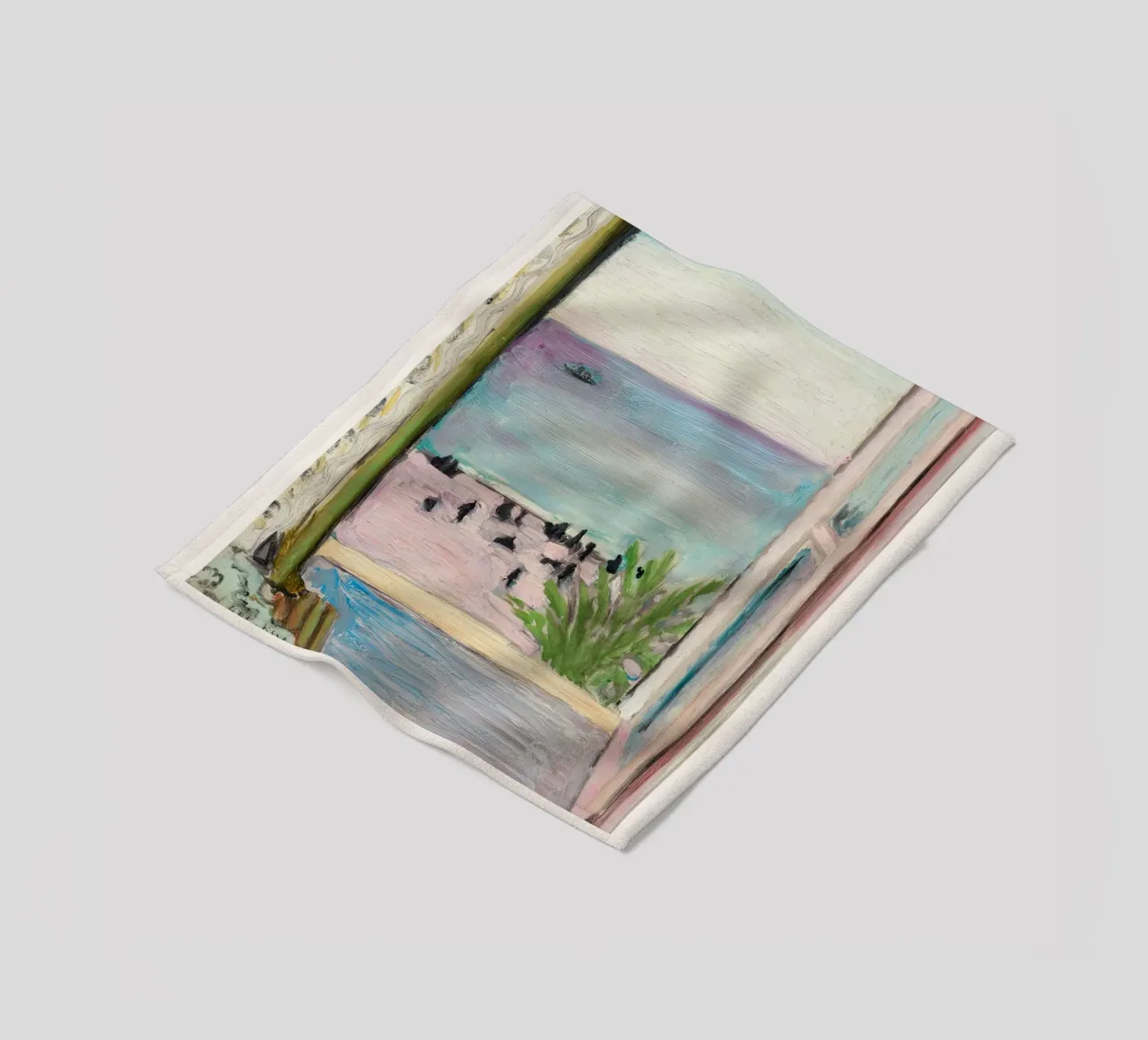 Matisse The Open Window 1918 fleece blanket by Jam Poster