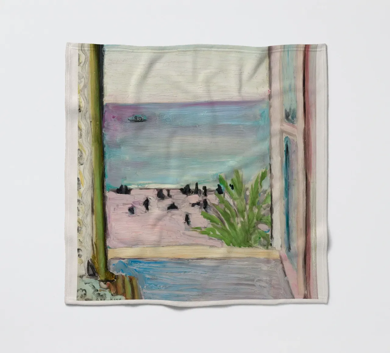 Matisse The Open Window 1918 fleece blanket by Jam Poster