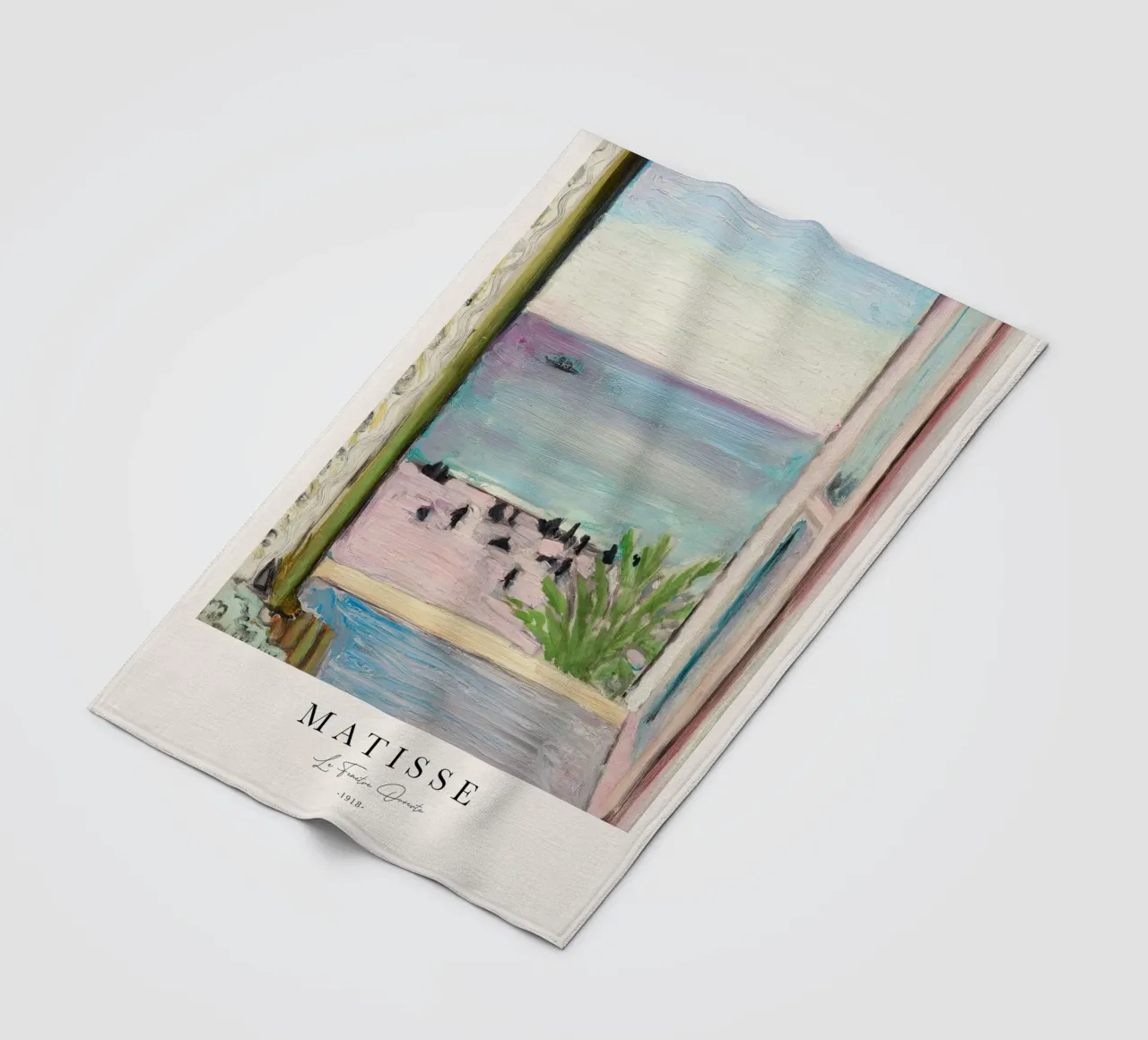 Matisse The Open Window 1918 fleece blanket by Jam Poster