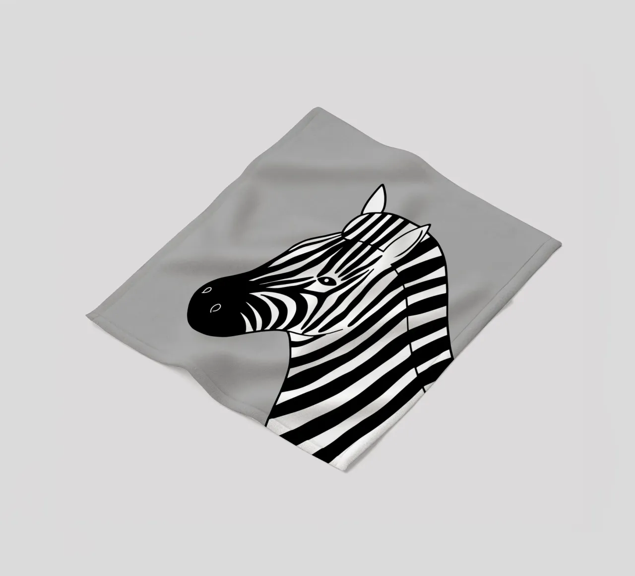 Animale della nursery - zebra coperta in pile da Little Dean