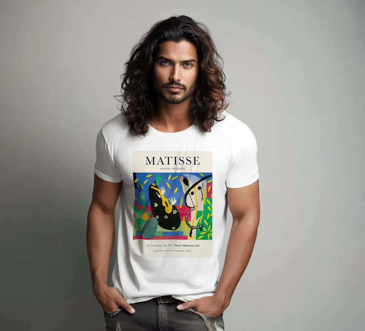 Matisse La tristezza del re 1952 t-shirt da Jam Poster
