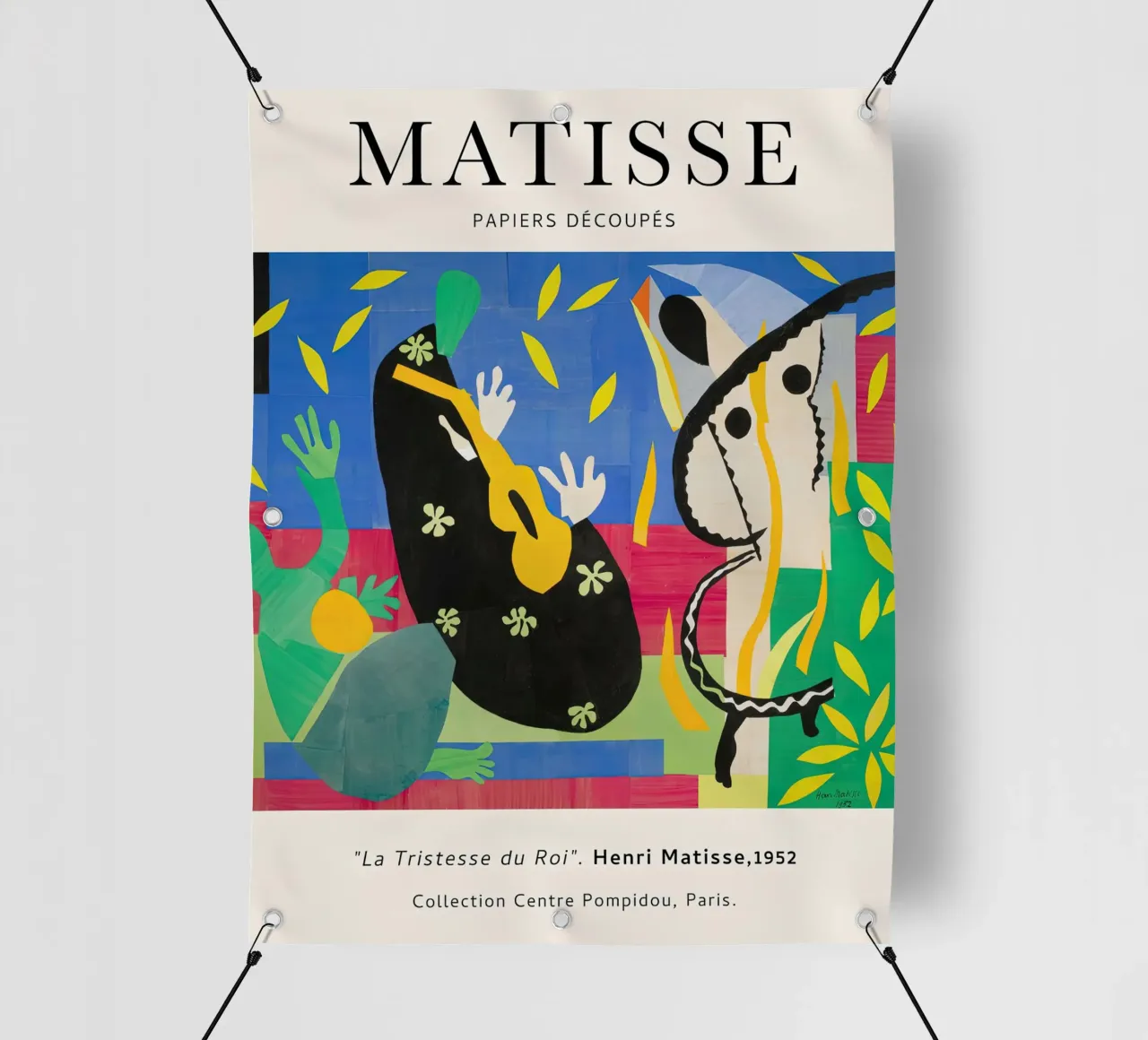 Matisse La tristezza del re 1952 telo in pvc da Jam Poster