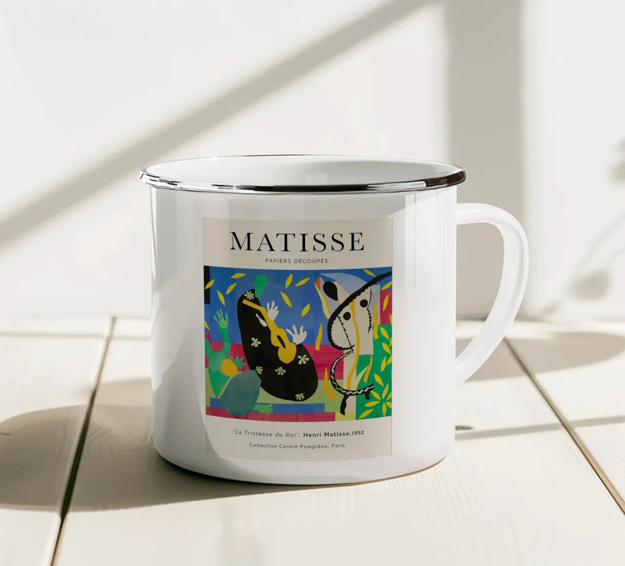 Matisse La tristezza del re 1952 tazza in smalto da Jam Poster