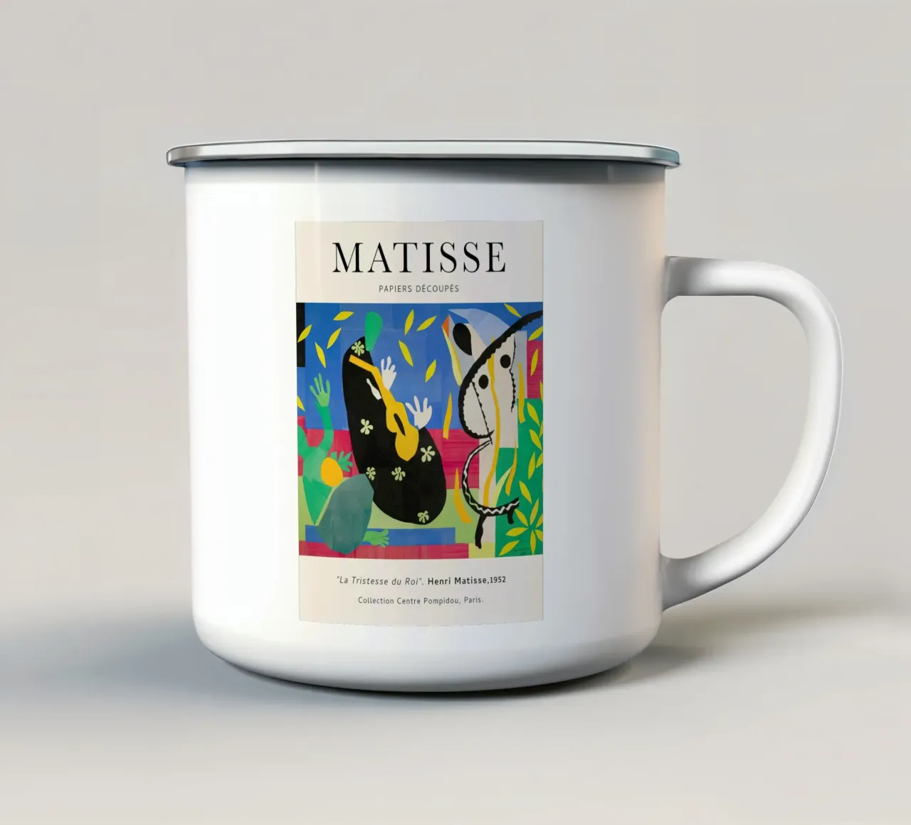 Matisse La tristezza del re 1952 tazza in smalto da Jam Poster