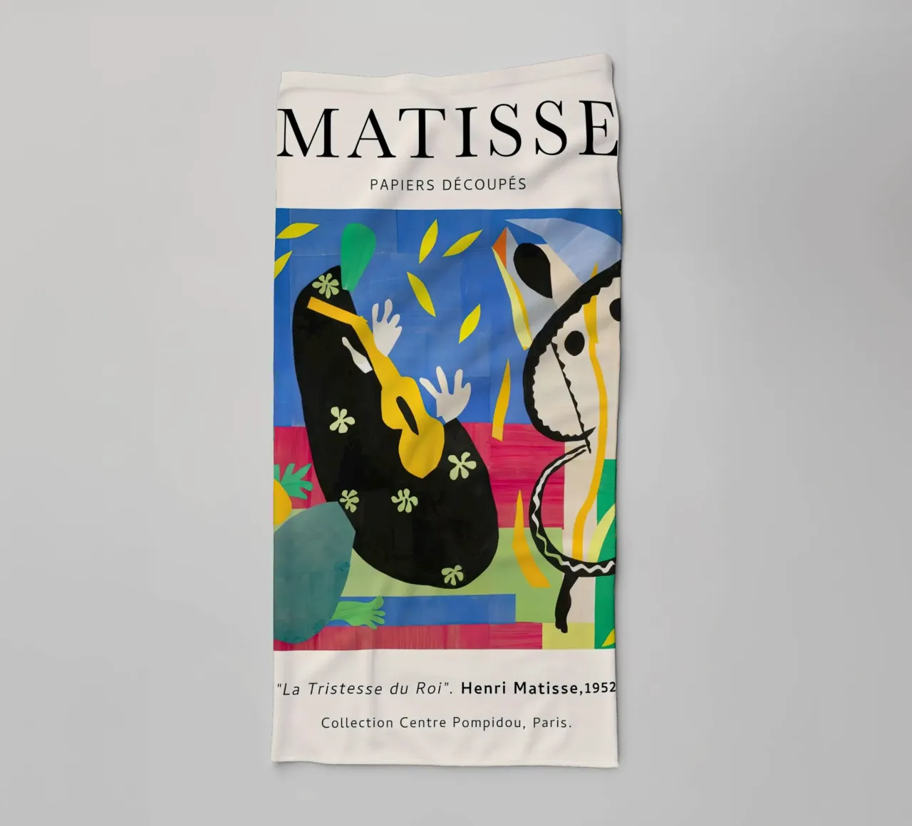 Matisse La tristezza del re 1952 asciugamano da bagno da Jam Poster
