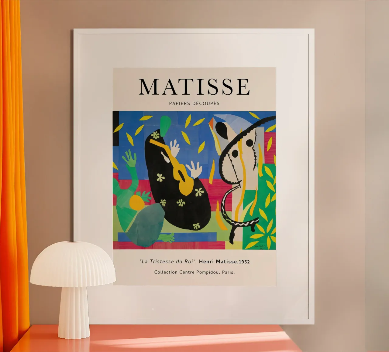 Matisse La tristezza del re 1952 carta hahnemühle da Jam Poster