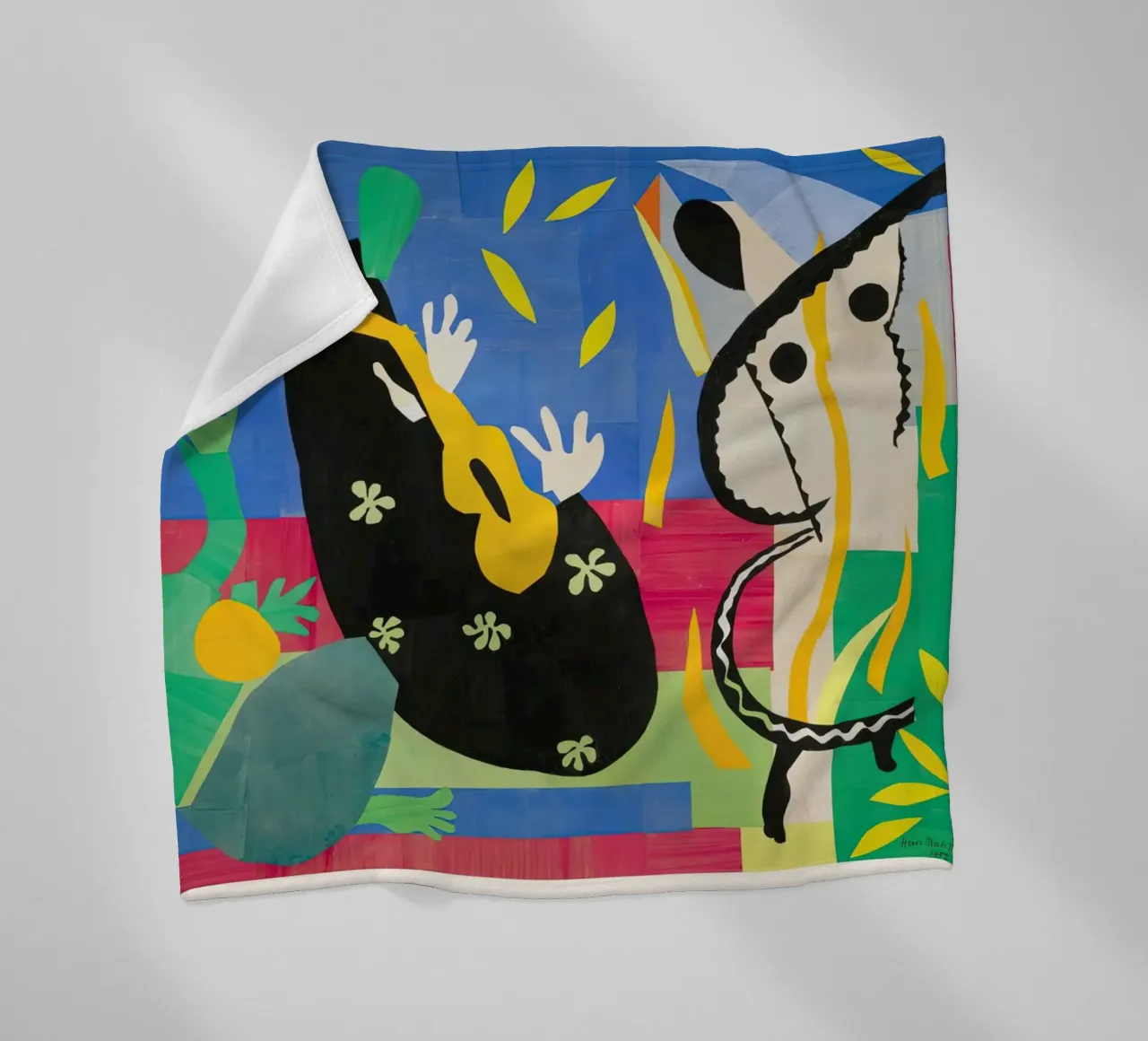 Matisse La tristezza del re 1952 coperta in pile da Jam Poster
