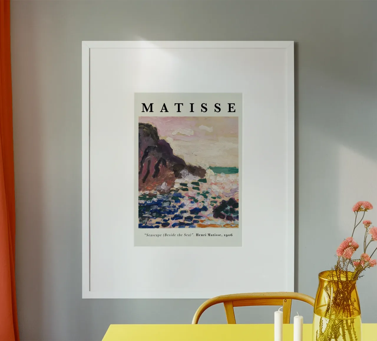 Matisse Seascape Beside the Sea 1906 hahnemühle by Jam Poster