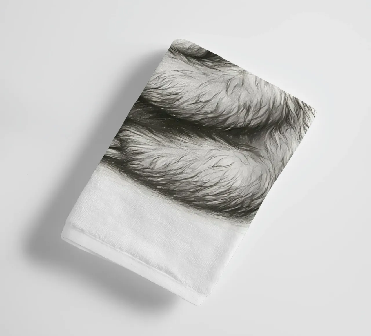 Adorable Baby Sloth Hugging Heart towel by flufftee