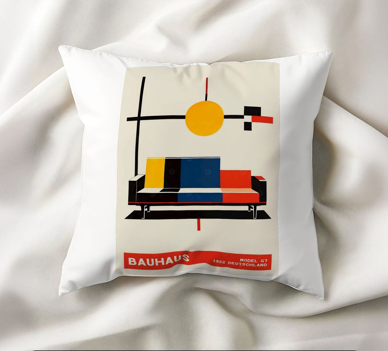 Bauhaus cuscino da Chaya Wilkinson