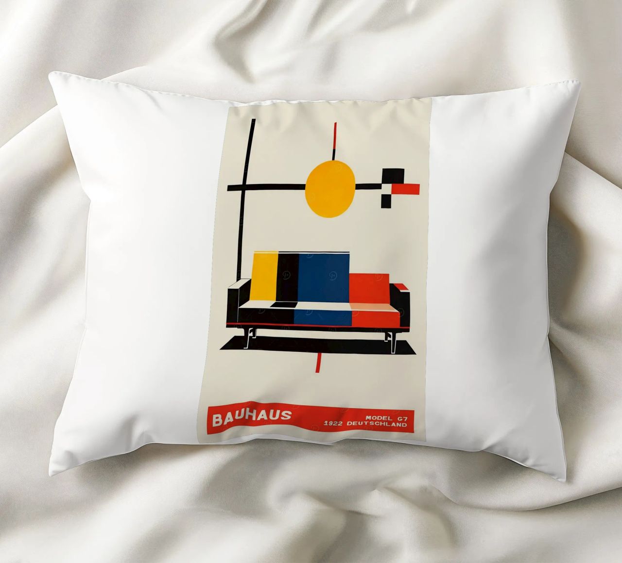 Bauhaus cuscino da Chaya Wilkinson