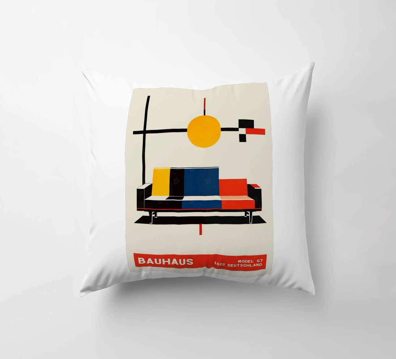 Bauhaus cuscino da Chaya Wilkinson