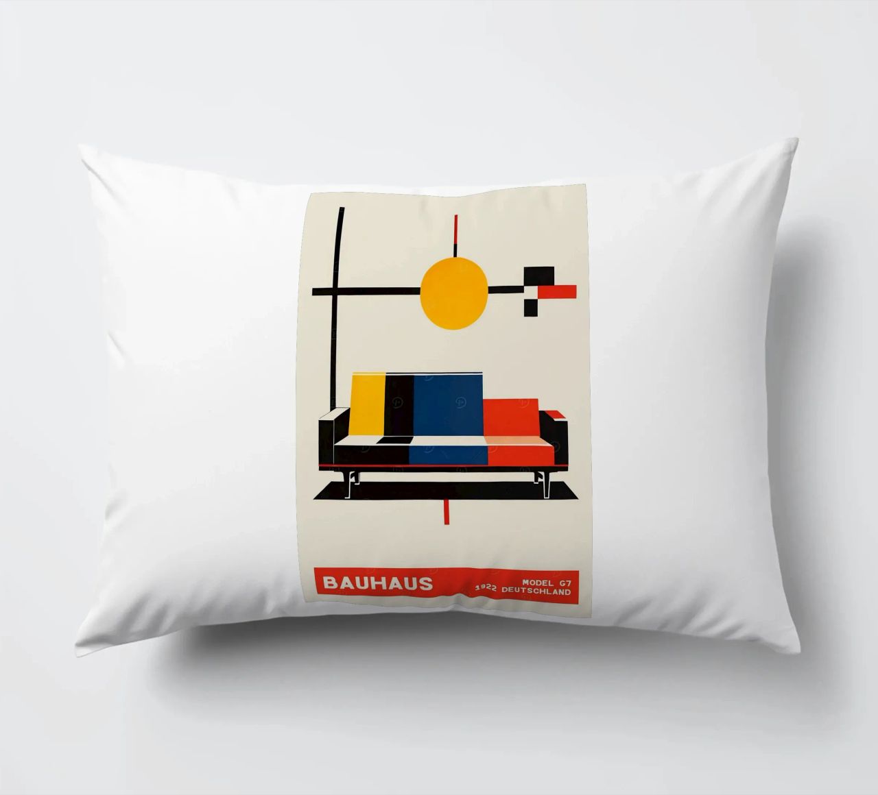 Bauhaus cuscino da Chaya Wilkinson