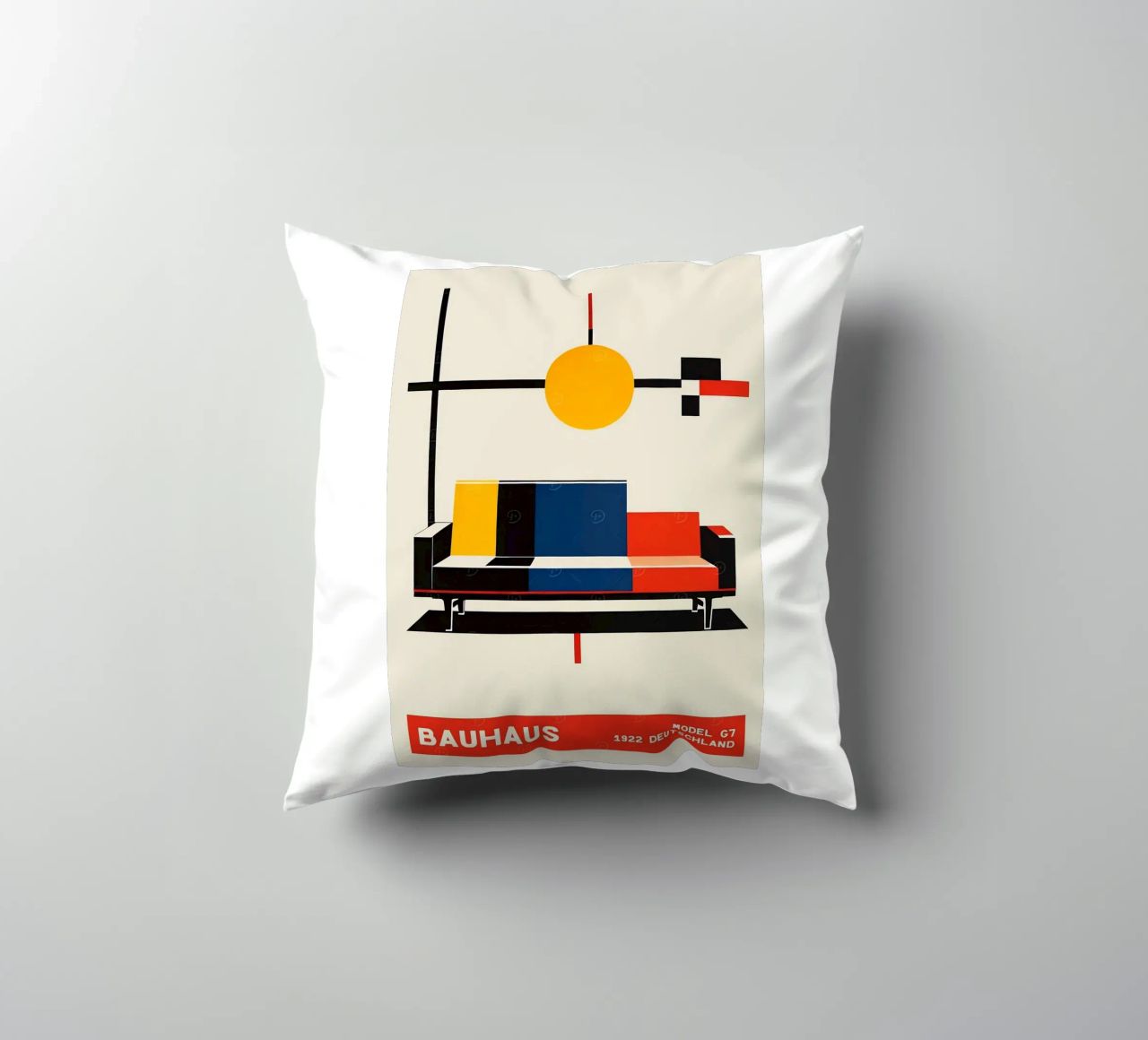 Bauhaus cuscino da Chaya Wilkinson