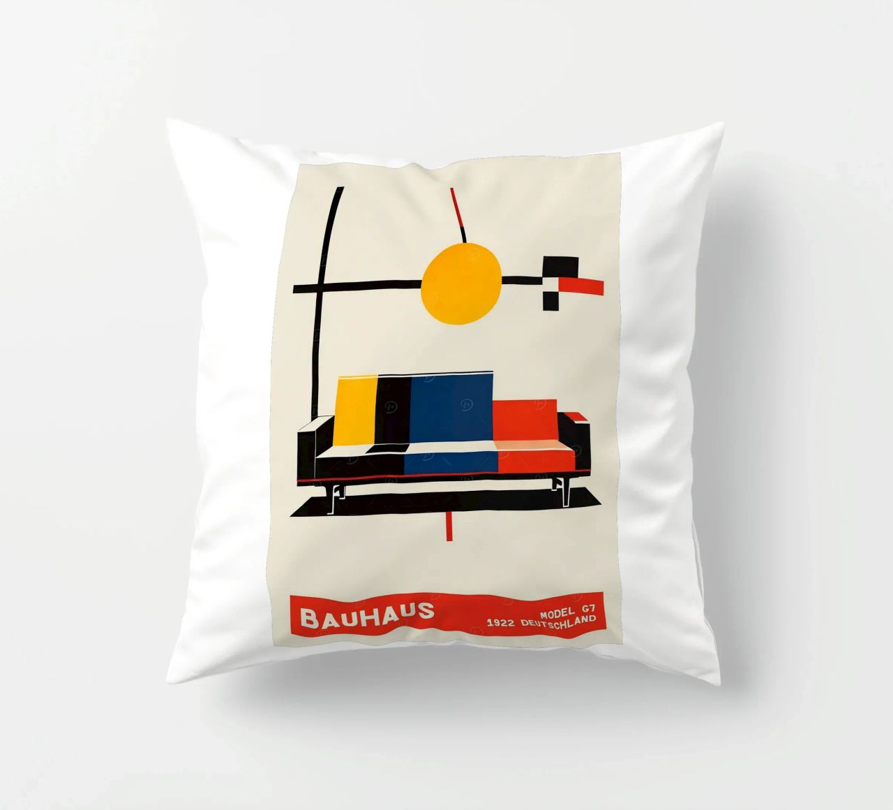 Bauhaus cuscino da Chaya Wilkinson